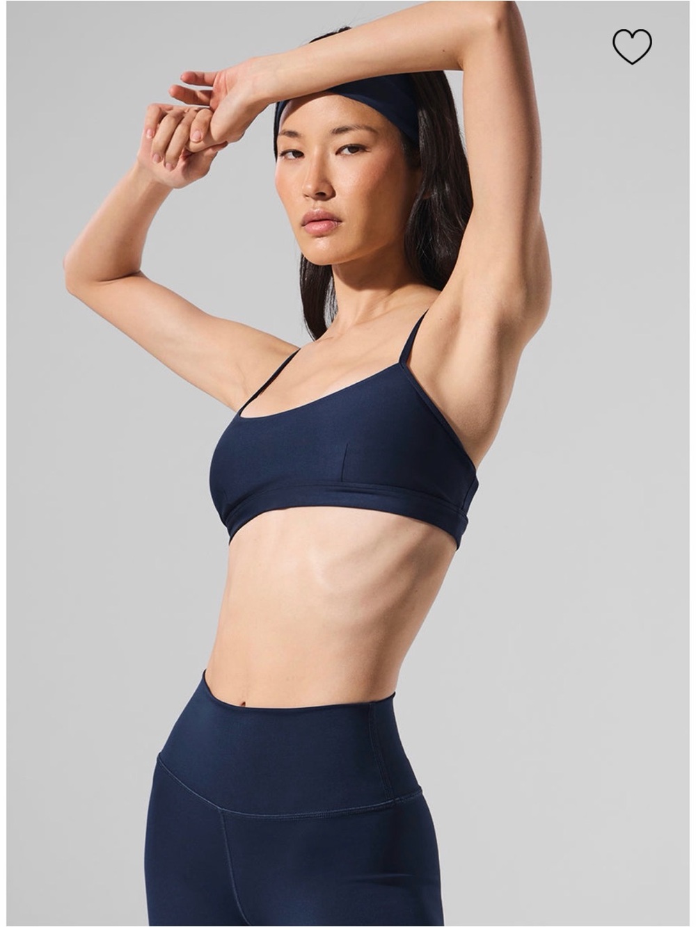 ALO Yoga Airlift Intrigue Bra - Navy